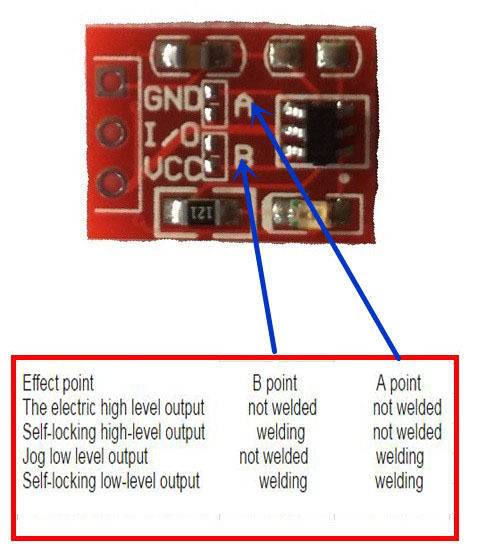 Miniatura: Modulo Touch TTP223