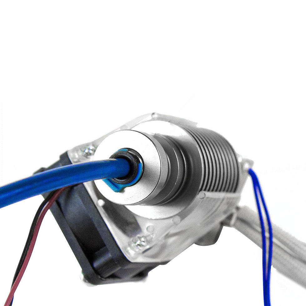 Miniatura: Push-Fit Collar para Tubo Bowde | Clip de conector Bowden para Teflón. Paq. 4und