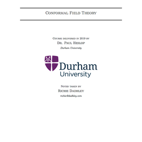 CFT - Dr. Paul Heslop