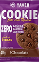 Cookie de Chocolate sem glúten, sem açúcar e zero lactose. Feito com tapioca. Yavéh!