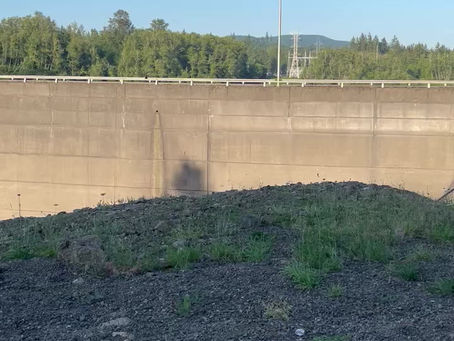 July 17, 2025 Mossy Rock Dam A Year Ago