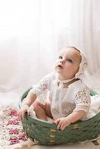 © Megan Hile Photography Baby Girl Milestone Megan Hile Photography Louisville Newborn Photographer