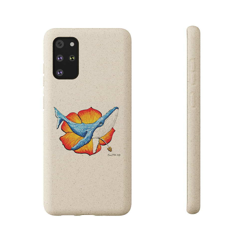 Thumbnail: Whale (color) Biodegradable Cases