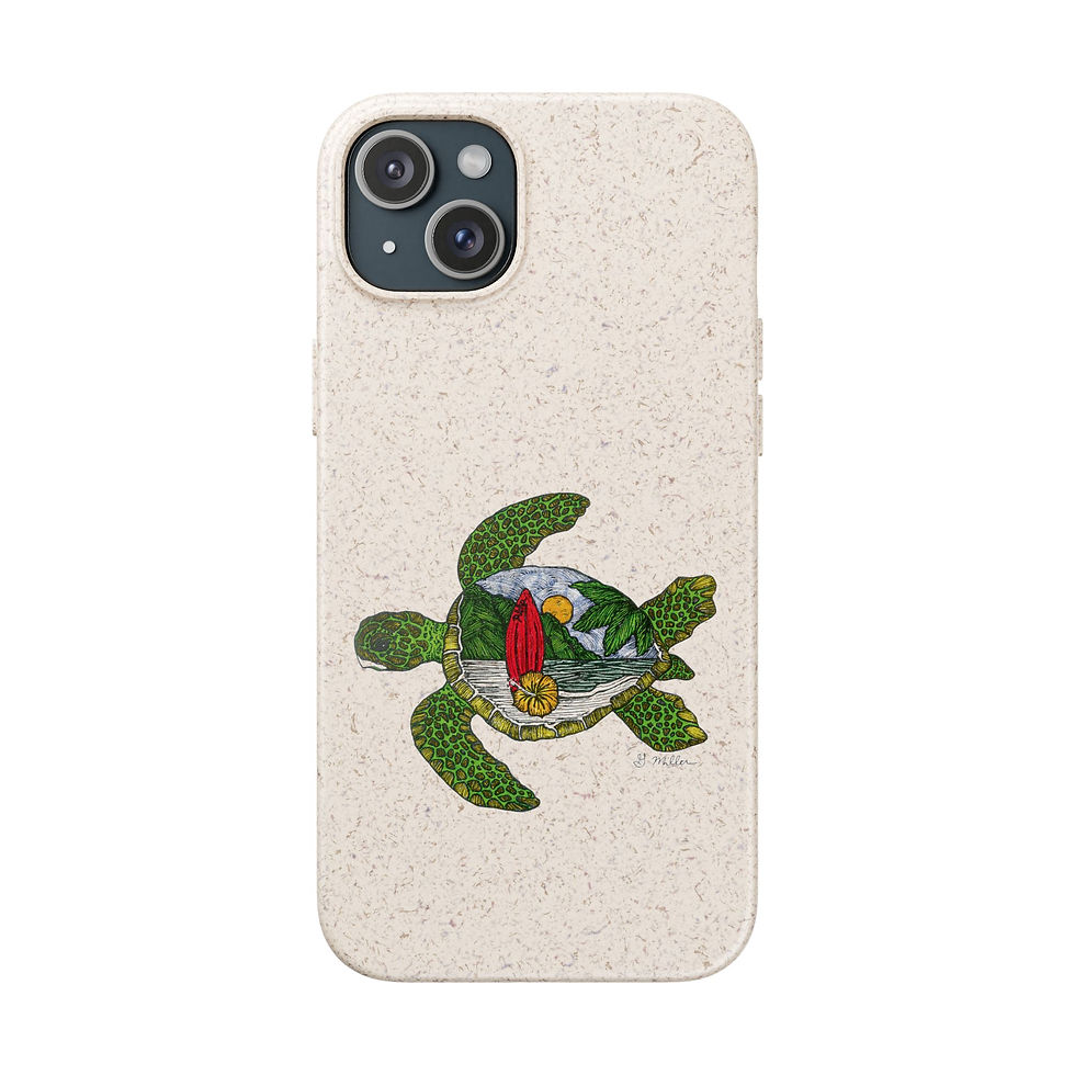 Thumbnail: Turtle (color) Biodegradable Cases