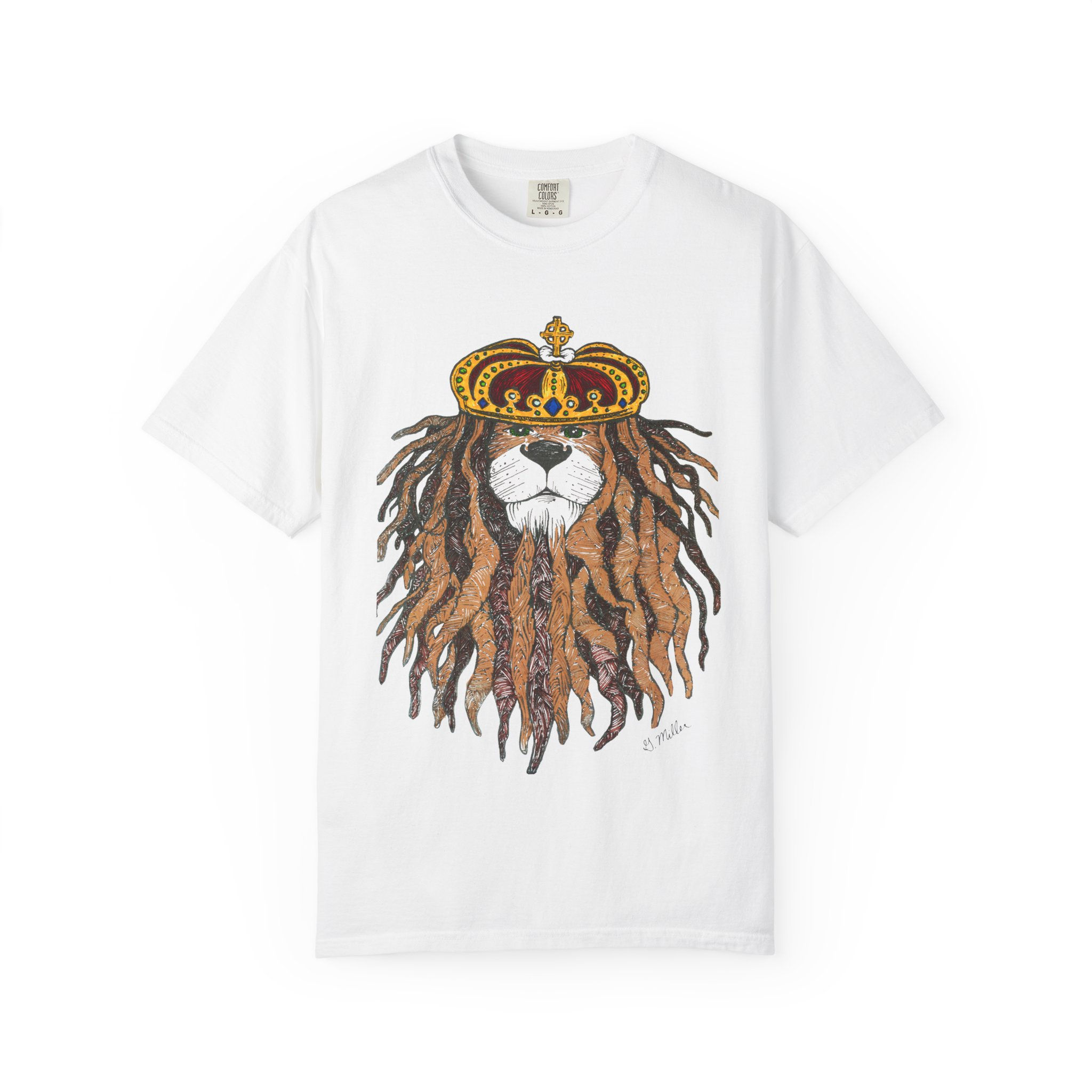 Lion Unisex Garment-Dyed T-shirt