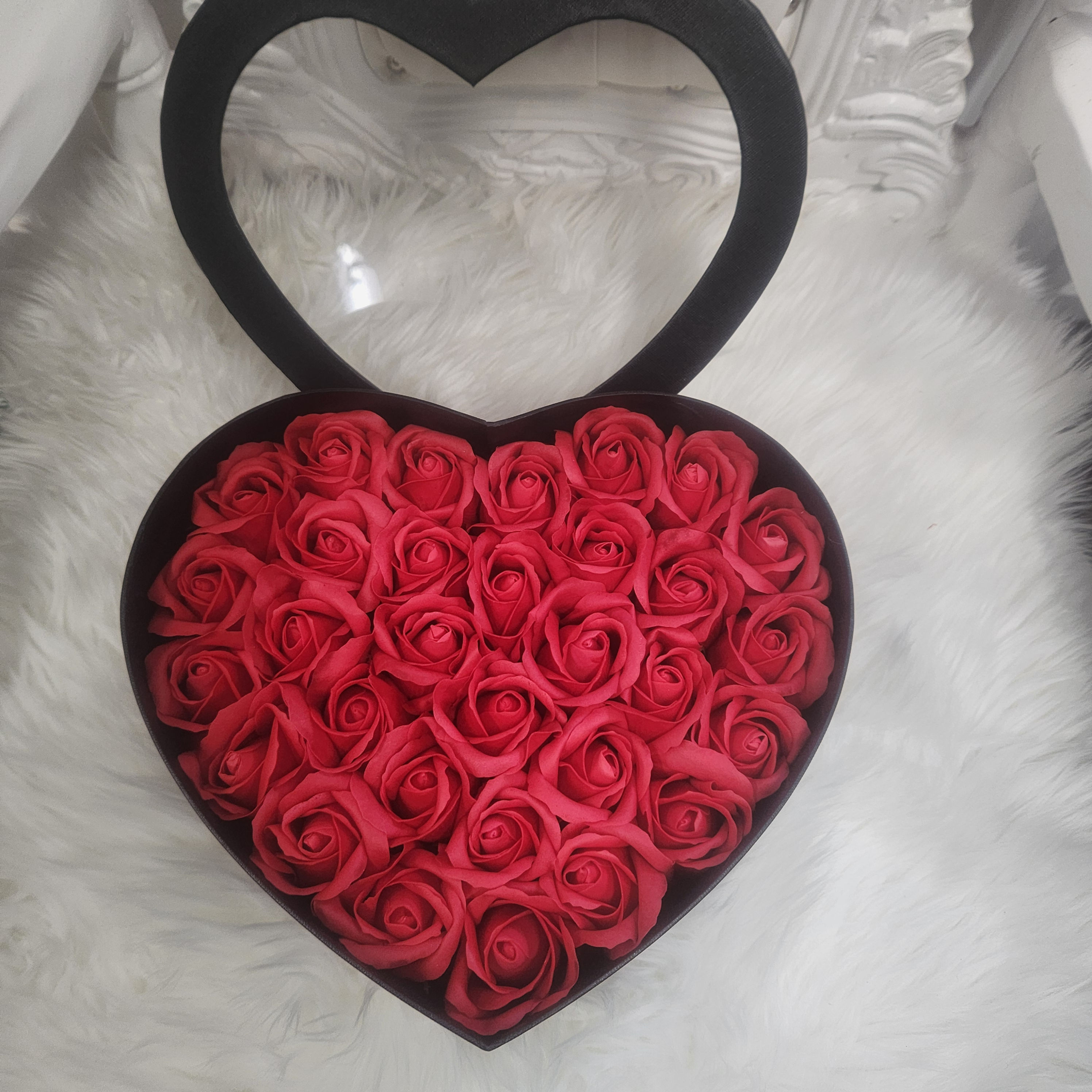 Scented Rose Heart Box