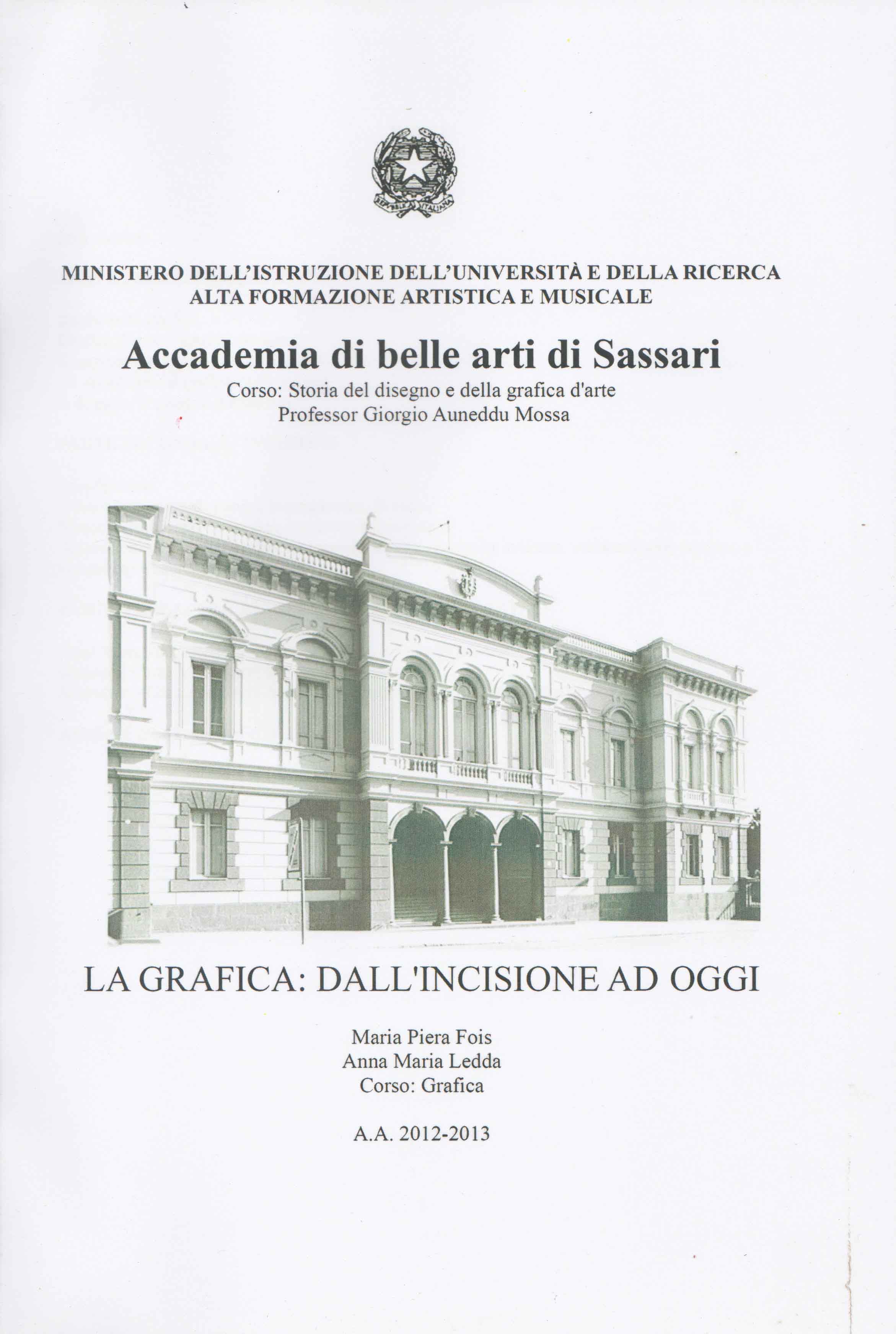LA GRAFICA DALL'INCISIONE A OGGI