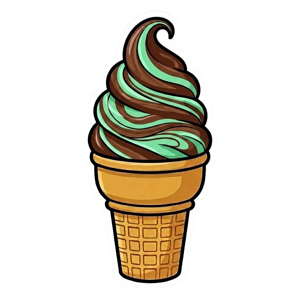 Thumbnail: Ice Cream Cone Sticker