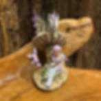 storyteller fairy dragon pixie elf reading mushroom friends purple fantasyshop chimera