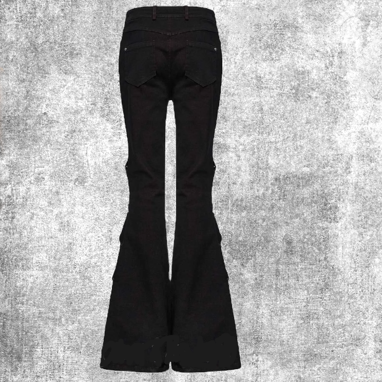 Thumbnail: X Trousers red womens pants gothic black fantasy-shop-winkel