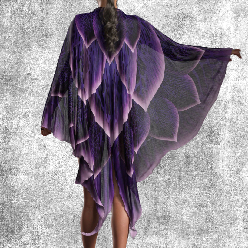 magic flower fae body wings bodysuit purple magical festival rave alternative fashion fantasy fantasyshop chimera