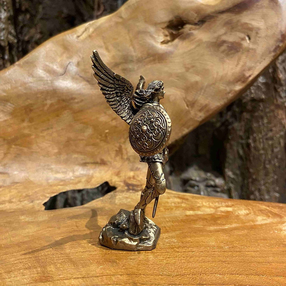 Thumbnail: saint michael figurine figure statue archangel angel prince fantasyshop chimera