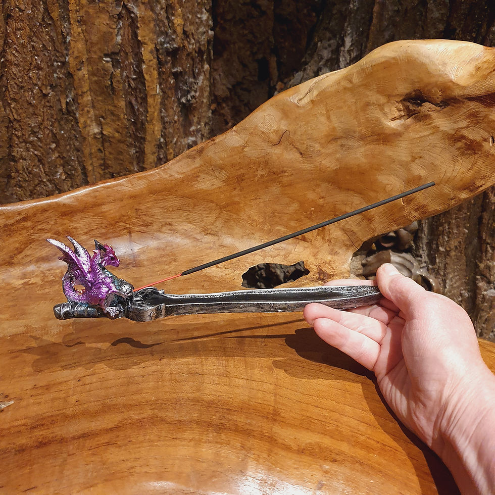 Thumbnail: dragon protector incense holder wierook houder draak fantasy
