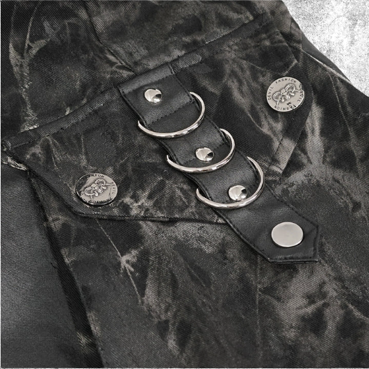 Thumbnail: buster pants broek zwart black punk rave gorhic fantasy-shop-winkel