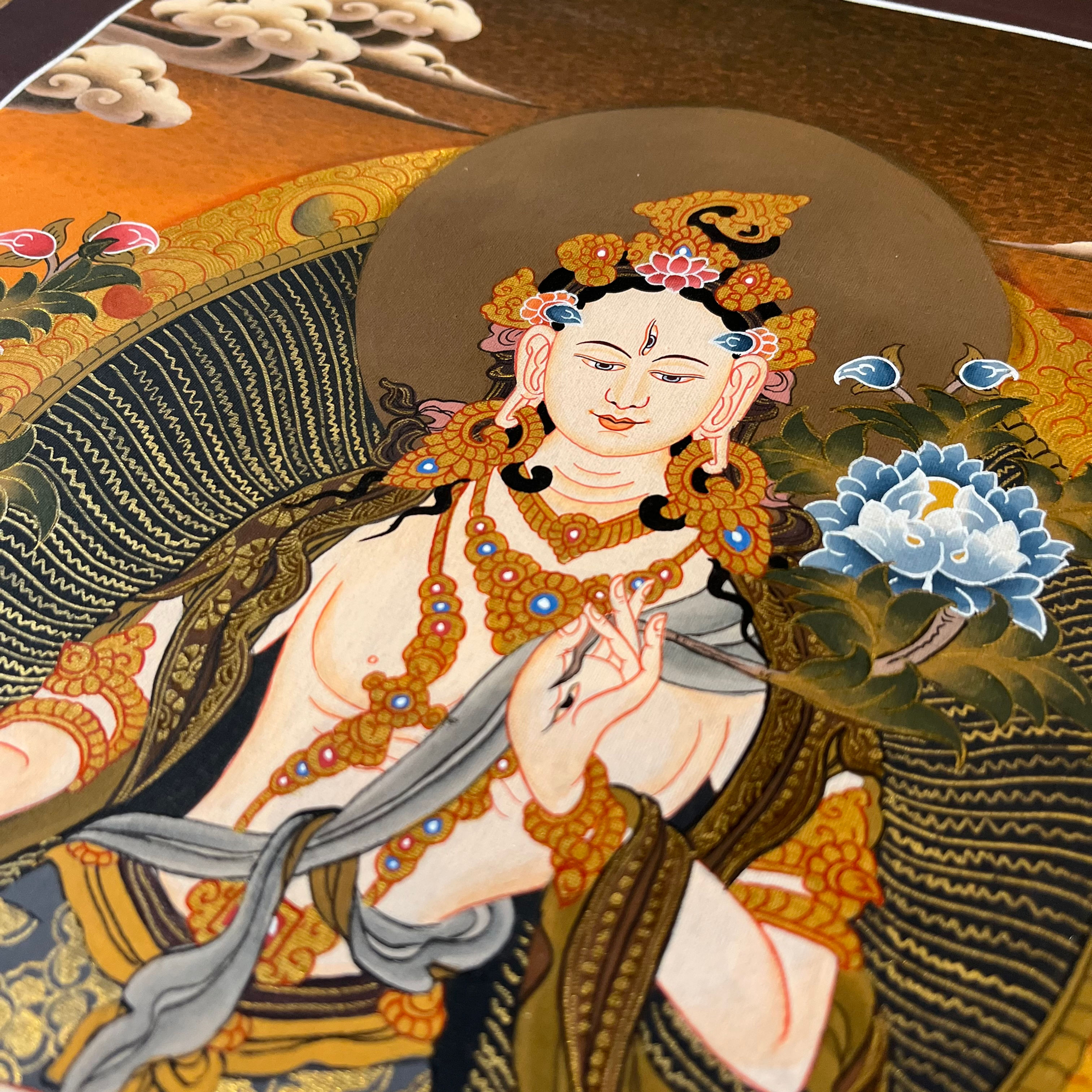 Originele handgeschilderde Tibetaans boeddhistische thangka kunst