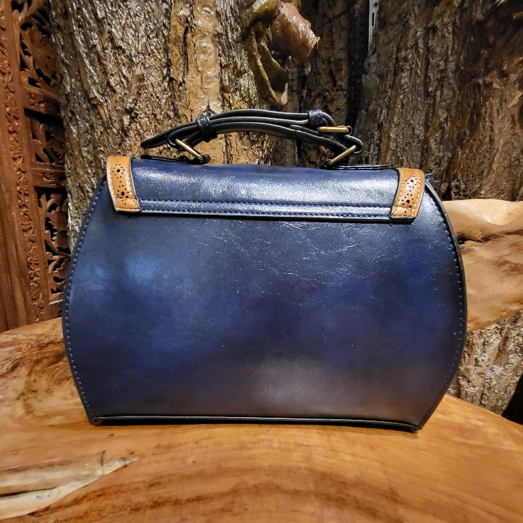 Retro C-Lock bag Dark Blue handtas fantasy-shop-winkel