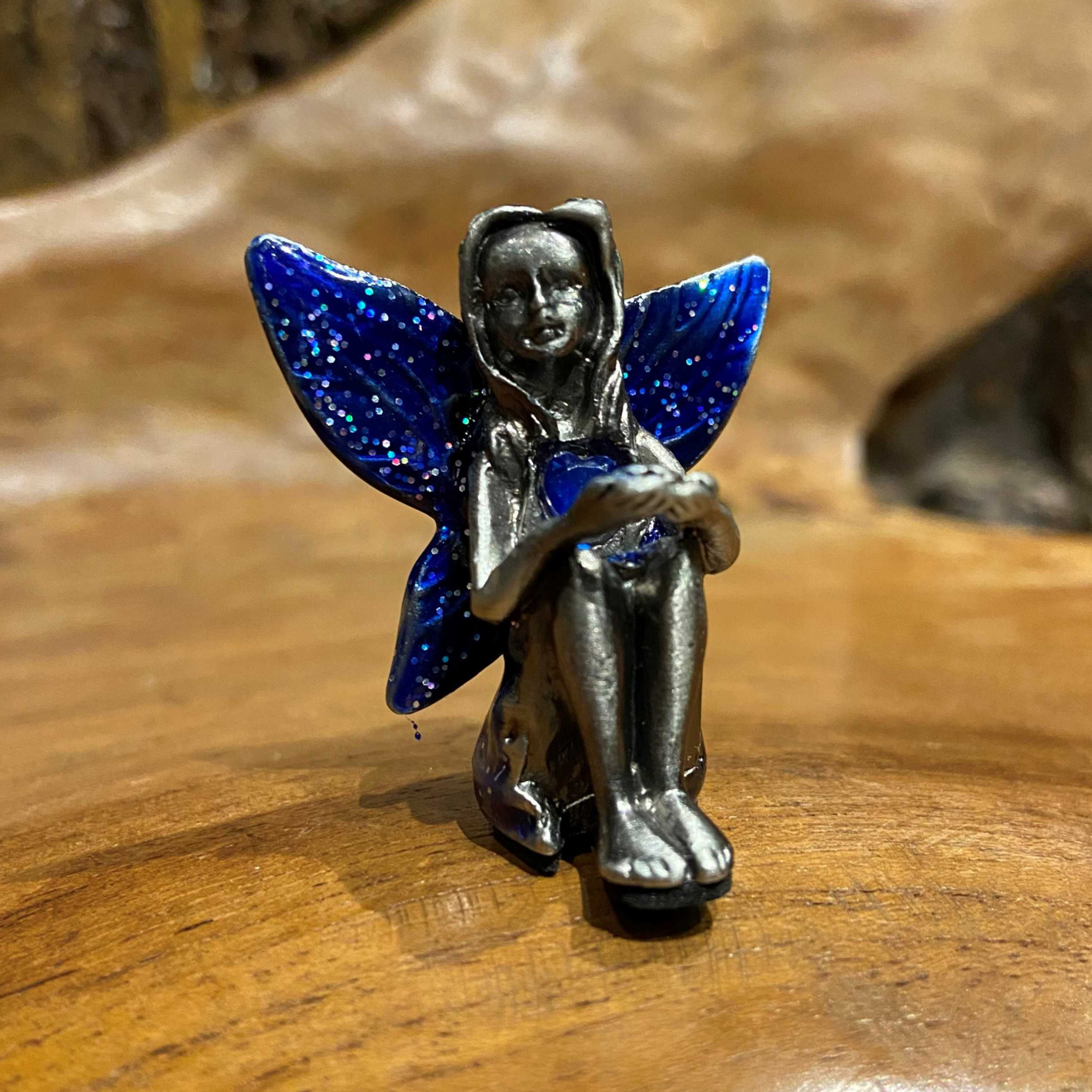 birthstone fairy september elf blue sapphire blauw saffier gift cadeau fantasyshop chimera