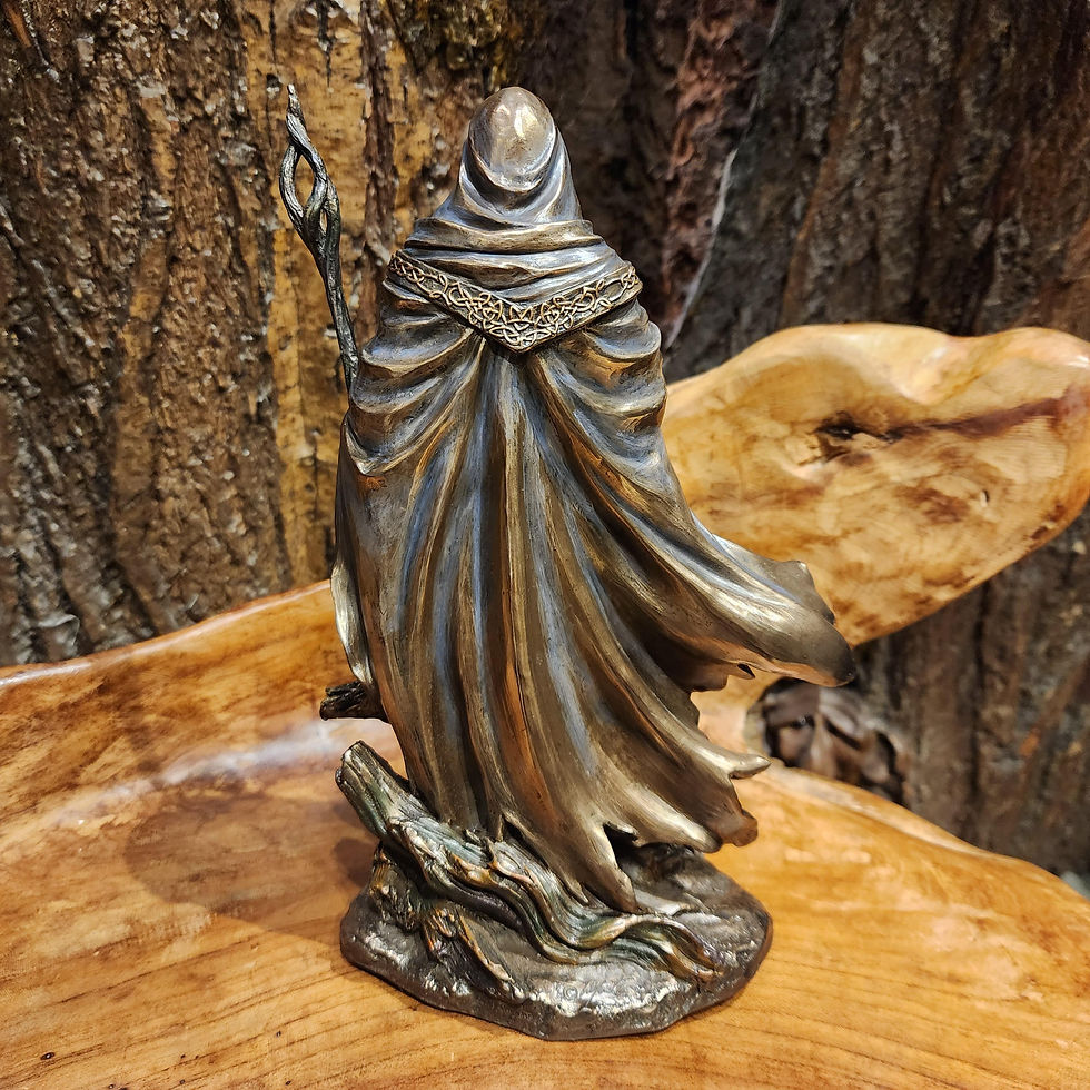 Thumbnail: Merlin's power wizard wicca witch fantasy statue unique gift
