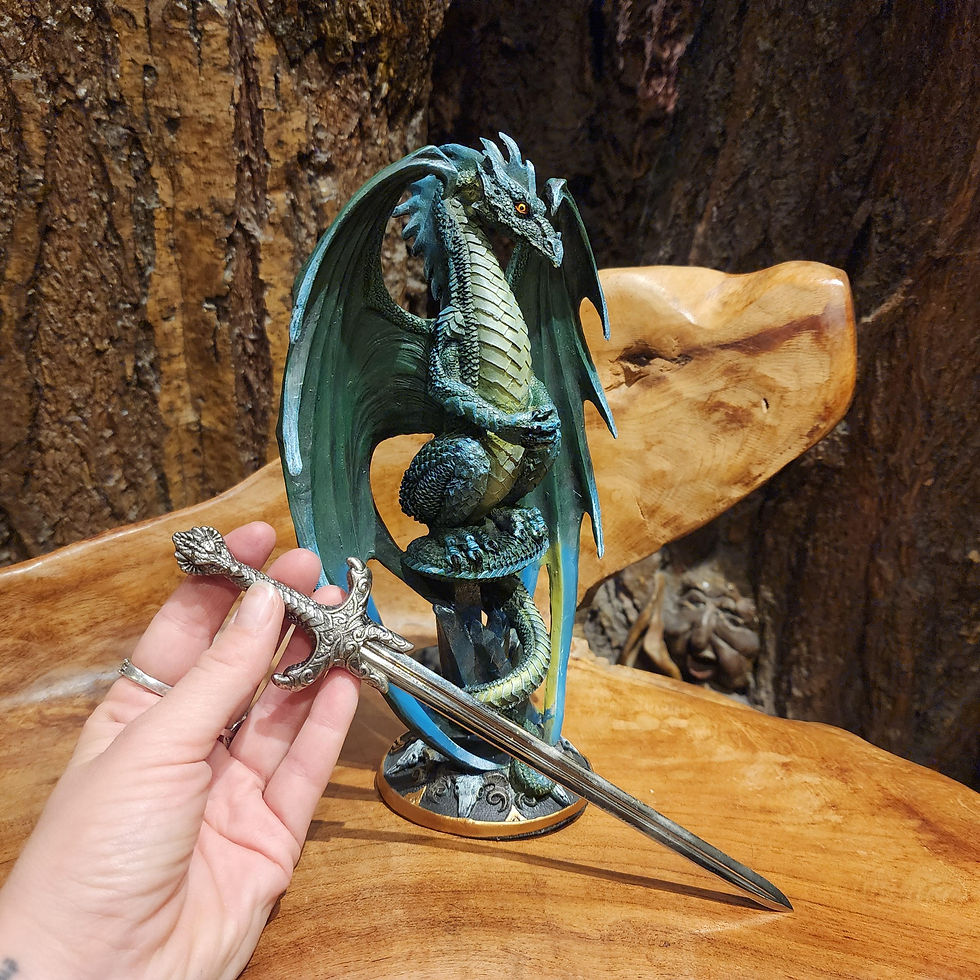 Thumbnail: My blade letter opener dragon fantasy briefopener draak