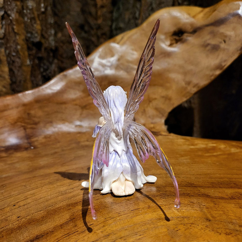 Lavender Fairy Praying Pastel Faithful Pastel Purple Fee Fantasy Figurine Fantasie Figuur Bidden
