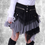 Thumbnail: bonny skirt grey rok grijs punk rave gothic fantsy-shop-winkel