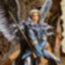 angel of soul men blue statue fantasy-shop-winkel