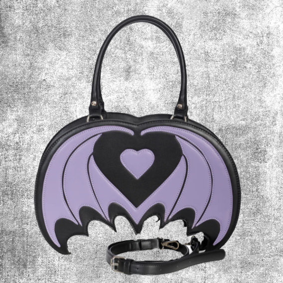Purple Bat Bag paars vleermuis tas gothic fantasy-shop-winkel