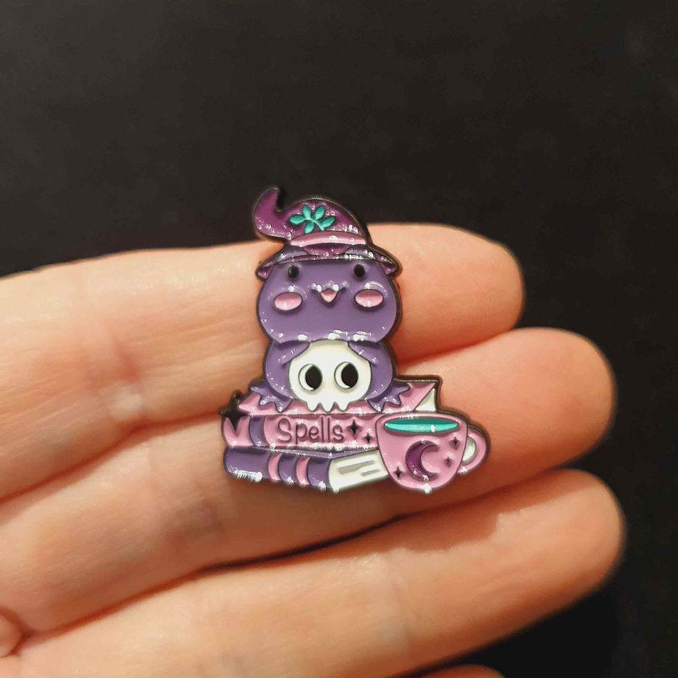 Thumbnail: Funny frog pin brooch