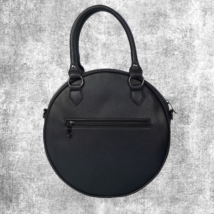 Thumbnail: arachna bag yinyang shoulderbag black white gothic fantasy-shop-winkel