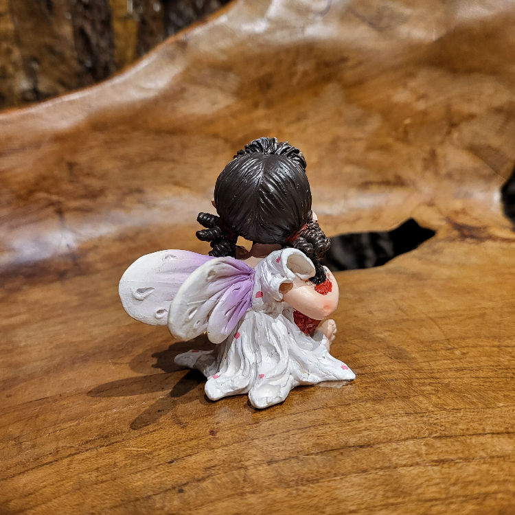 Thumbnail: Nina fairy i love my ladybuggg red white elf fantasy-shop-winkel