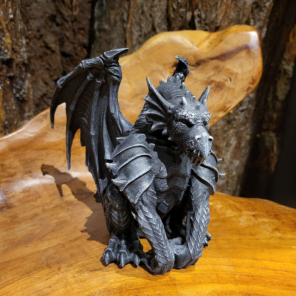 Brom dragon statue gargoyle figure black fantasy magic figurine unique gift