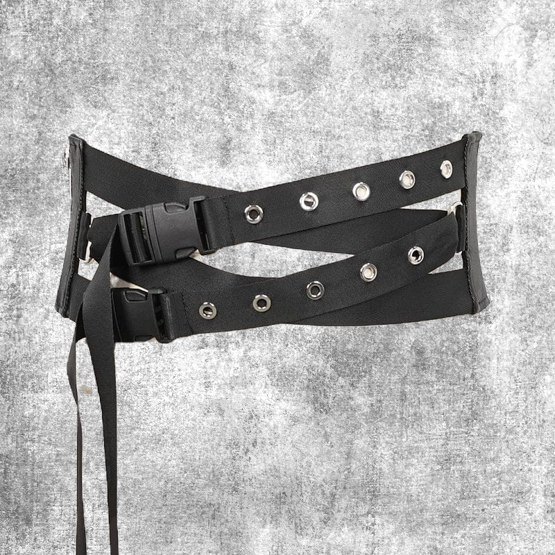 clip belt black gothic fantasy-shop-winkel