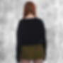 crop cross top black knitted gothic punk rave alternative fantasy-shop-winkel