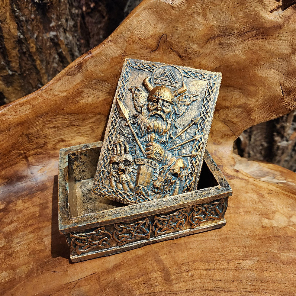 odins treasure box mythology fantasy golden tarot