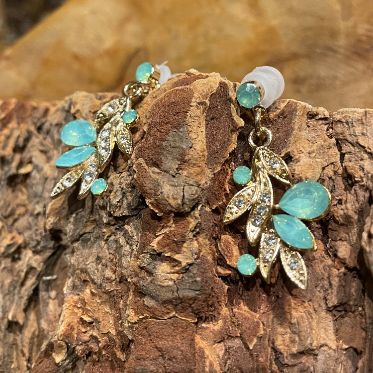 blue coral earrings oorbellen fantasy-shop-winkel