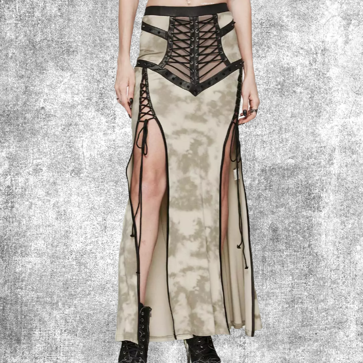 Dusty Luna Skirt atreidis desert sand zand rok rave alternative punk