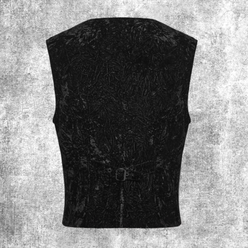 mohinder waistcoat gothic fashion alternative style velvet gilet fantasy
