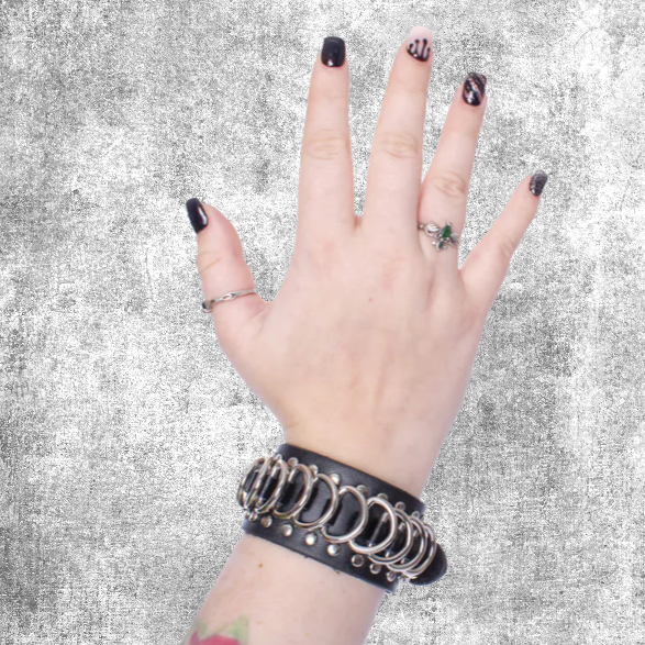 punk bracelet black gothic fantasy-shop-winkel