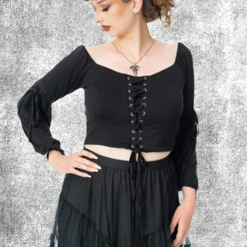 percy top shirt punk goth fashion clothes black clothing