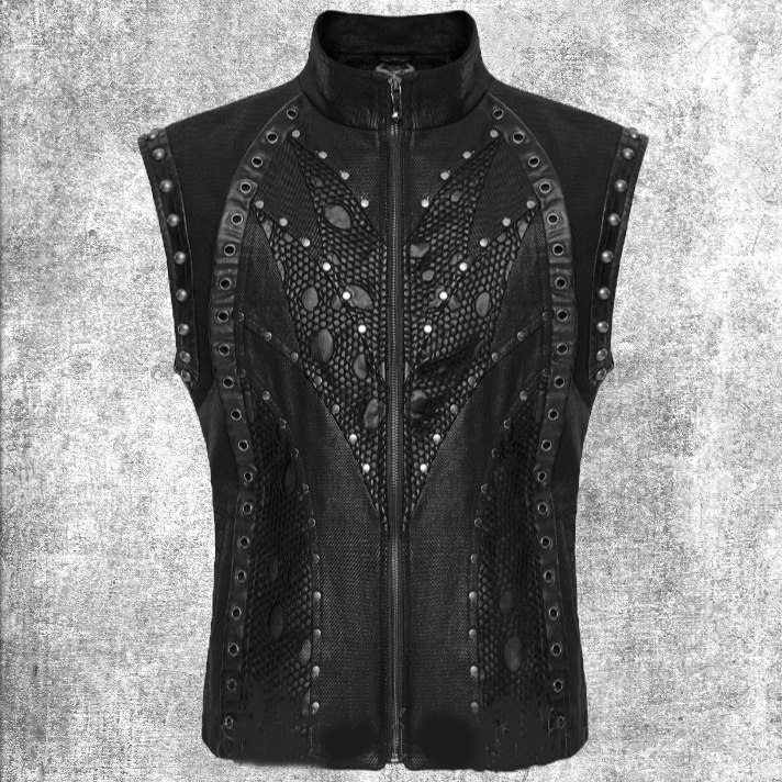 kuio vest waistcoat black zwart gothic fantasy-shop-winkel