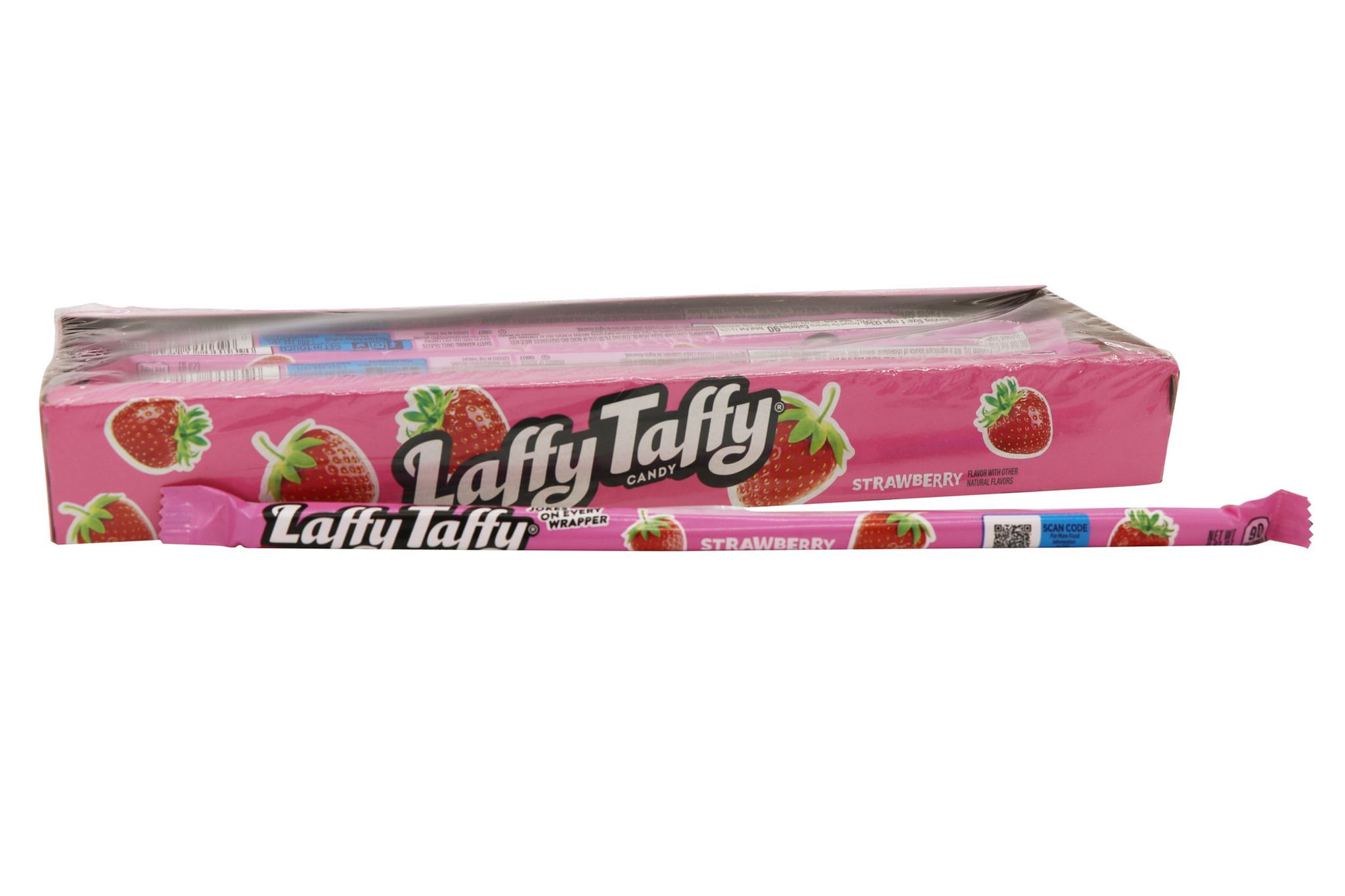 Laffy Taffy Candy, Strawberry, 0.81oz,24ct