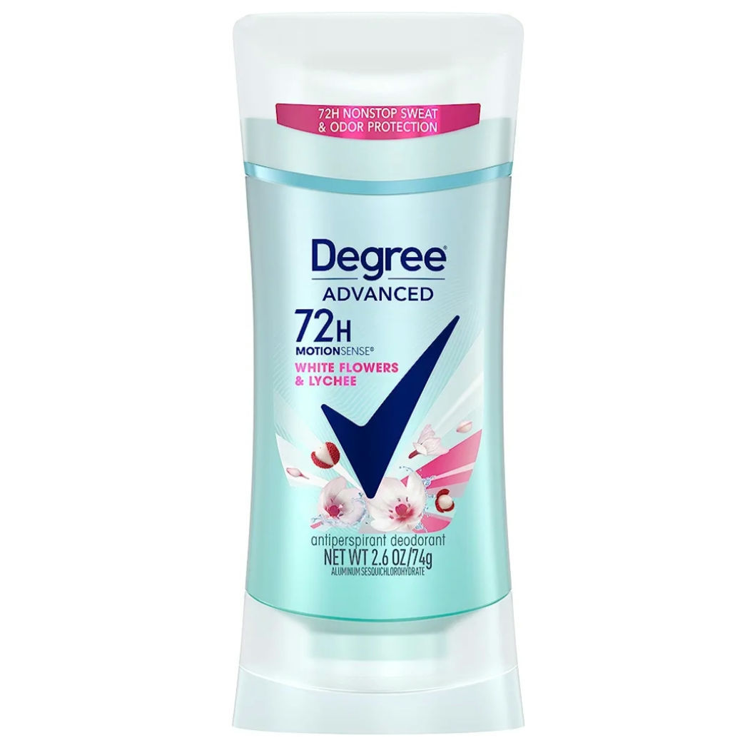 Degree Advanced Antiperspirant Deodorant White Flowers & Lychee 2.6oz