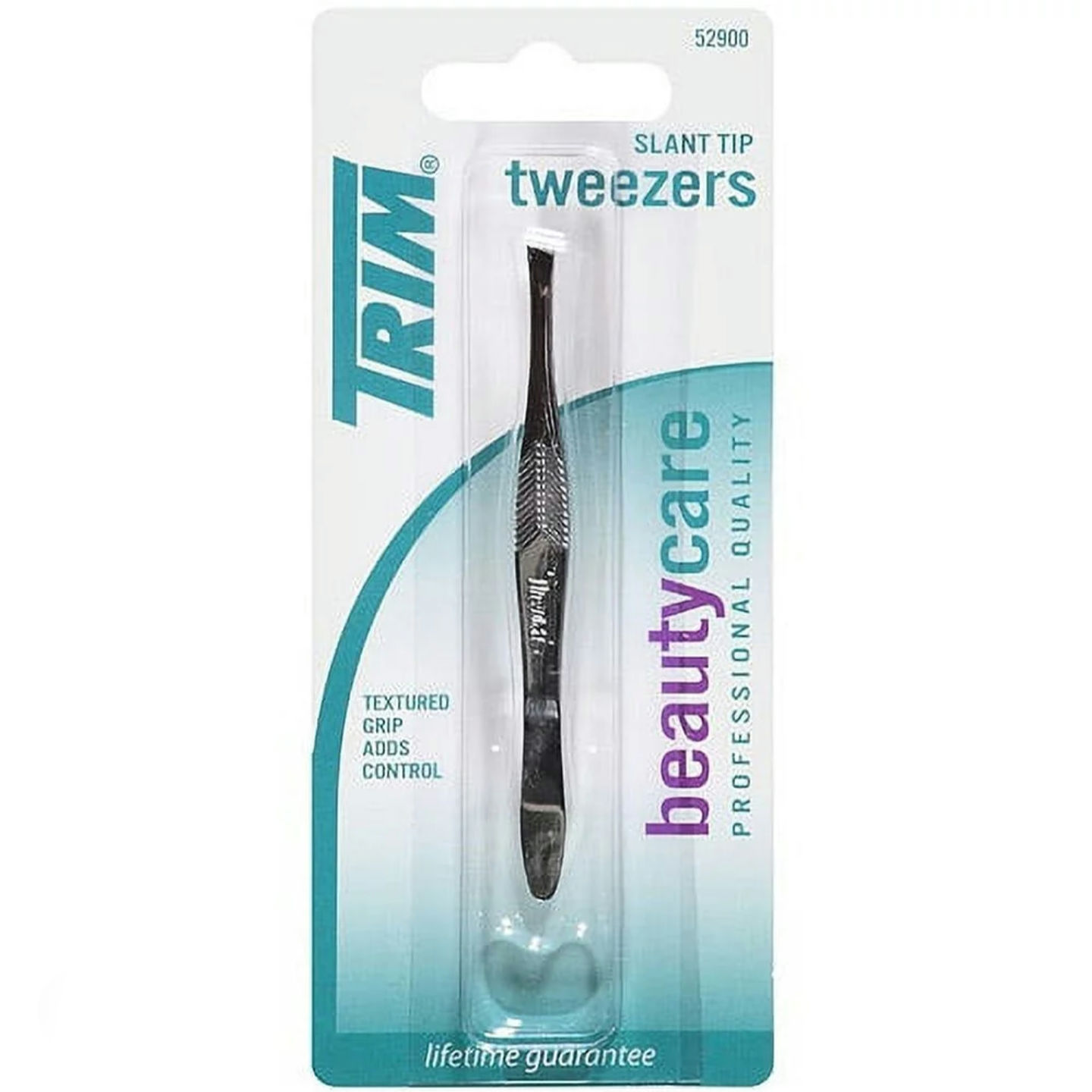 Trim Beauty Care Stainless Steel Textured Grip Slant Tip