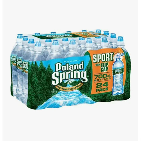 Thumbnail: Poland Spring Water ,Sport with Flip Cap 23.7 Oz ( Pack of 24 )