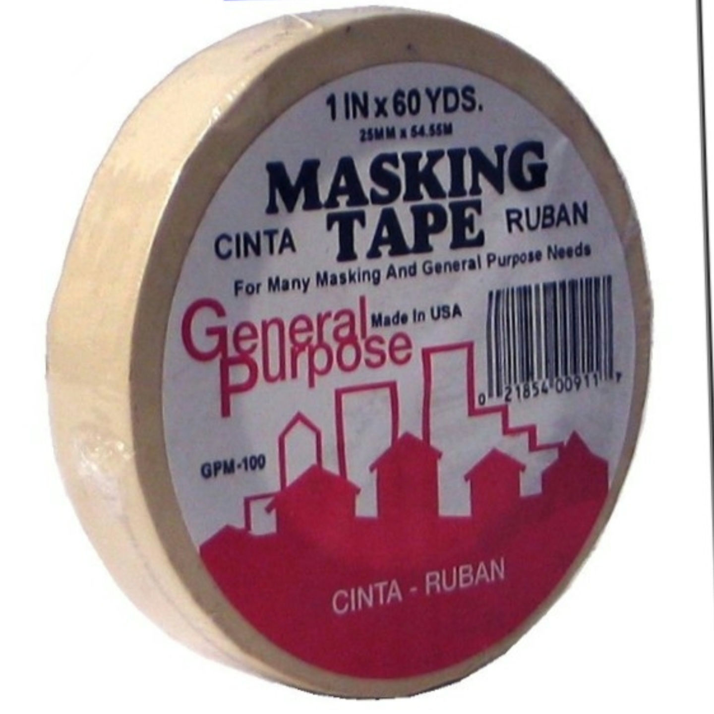 Masking Tape 1 Inch x 60 yards