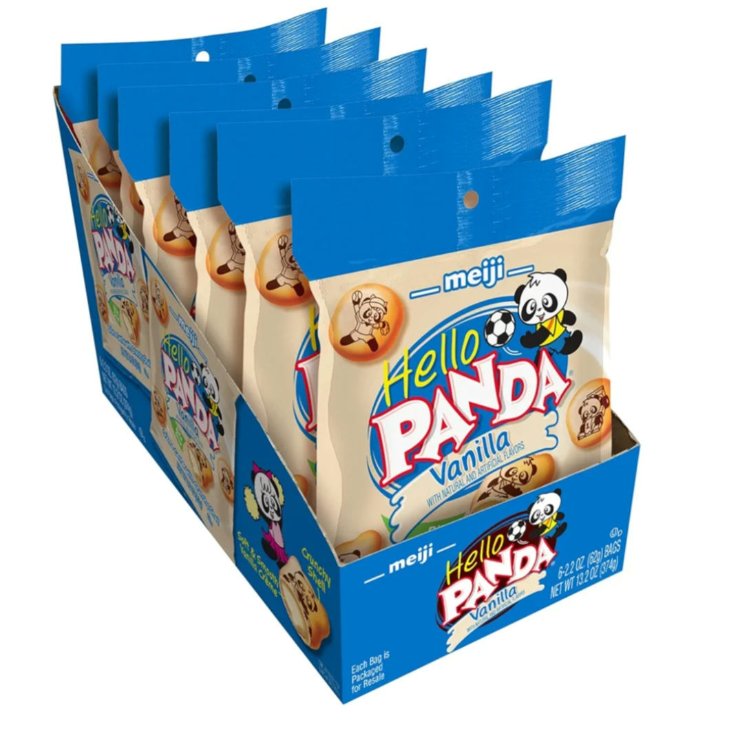 Meiji Hello Panda, Vanilla 2.2 oz - (6 Count)