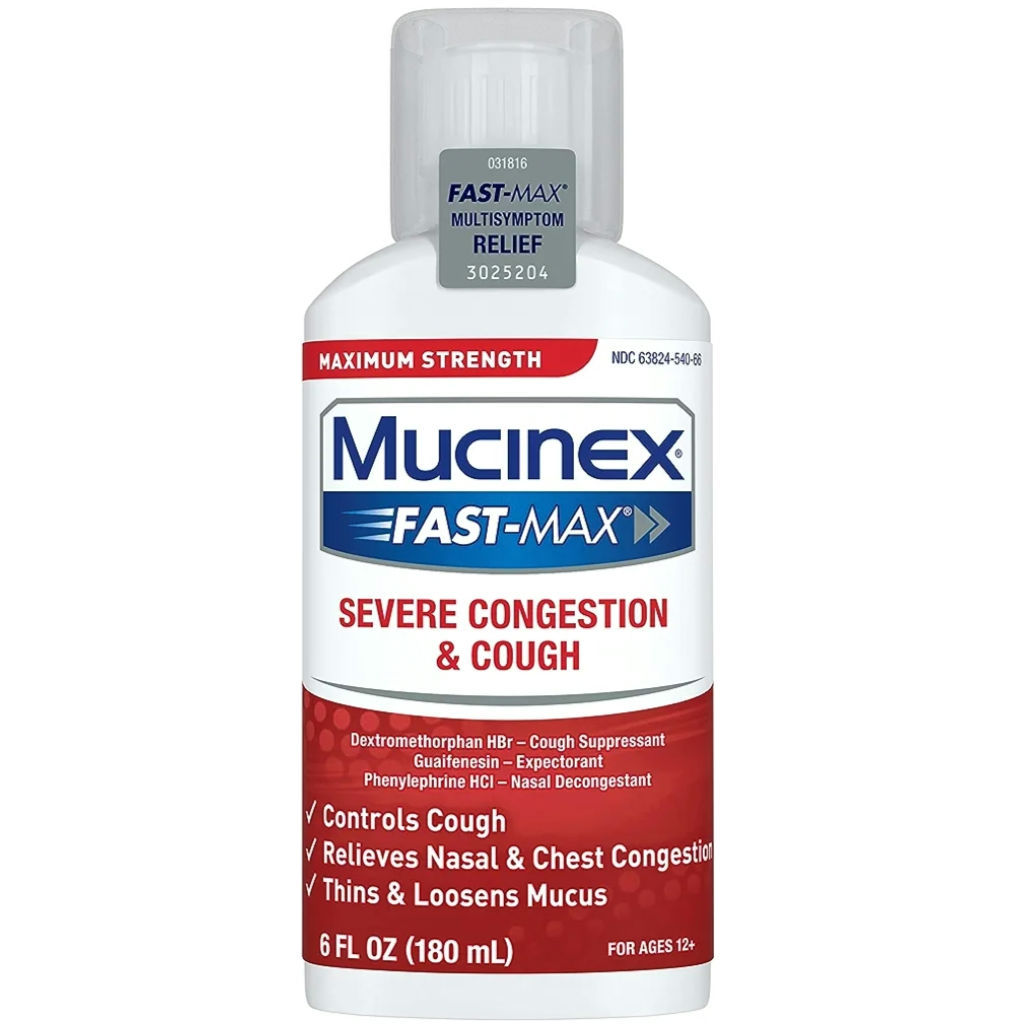 Mucinex Fast-Max Severe Congestion and Cough Liquid, 6 fl. oz
