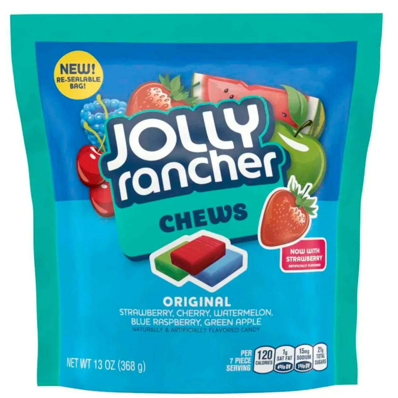 Jolly Rancher Chews Original Gummy Candy Bag, 13 oz