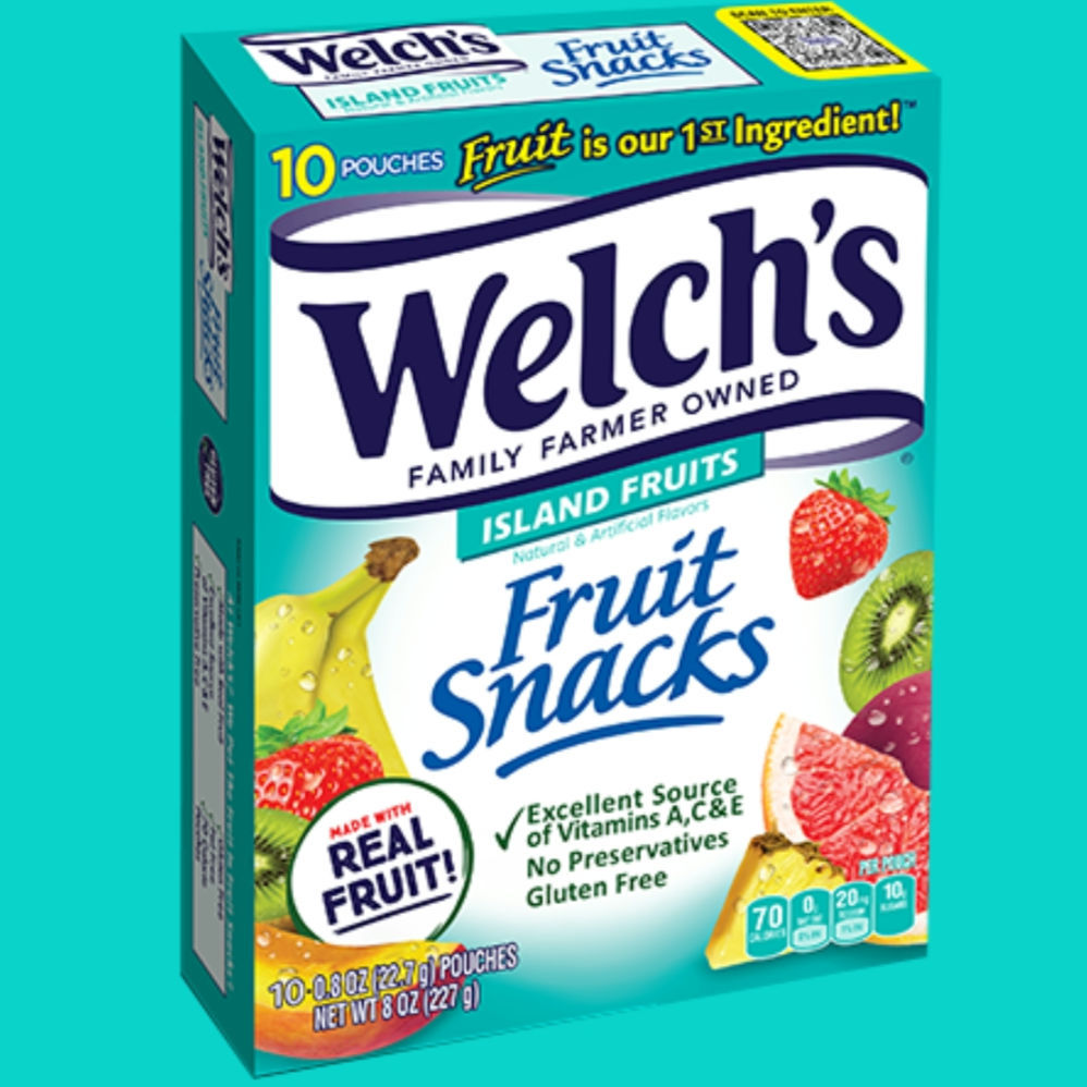 Welch's Island Fruits Fruit Snacks 8 oz Box# 10811