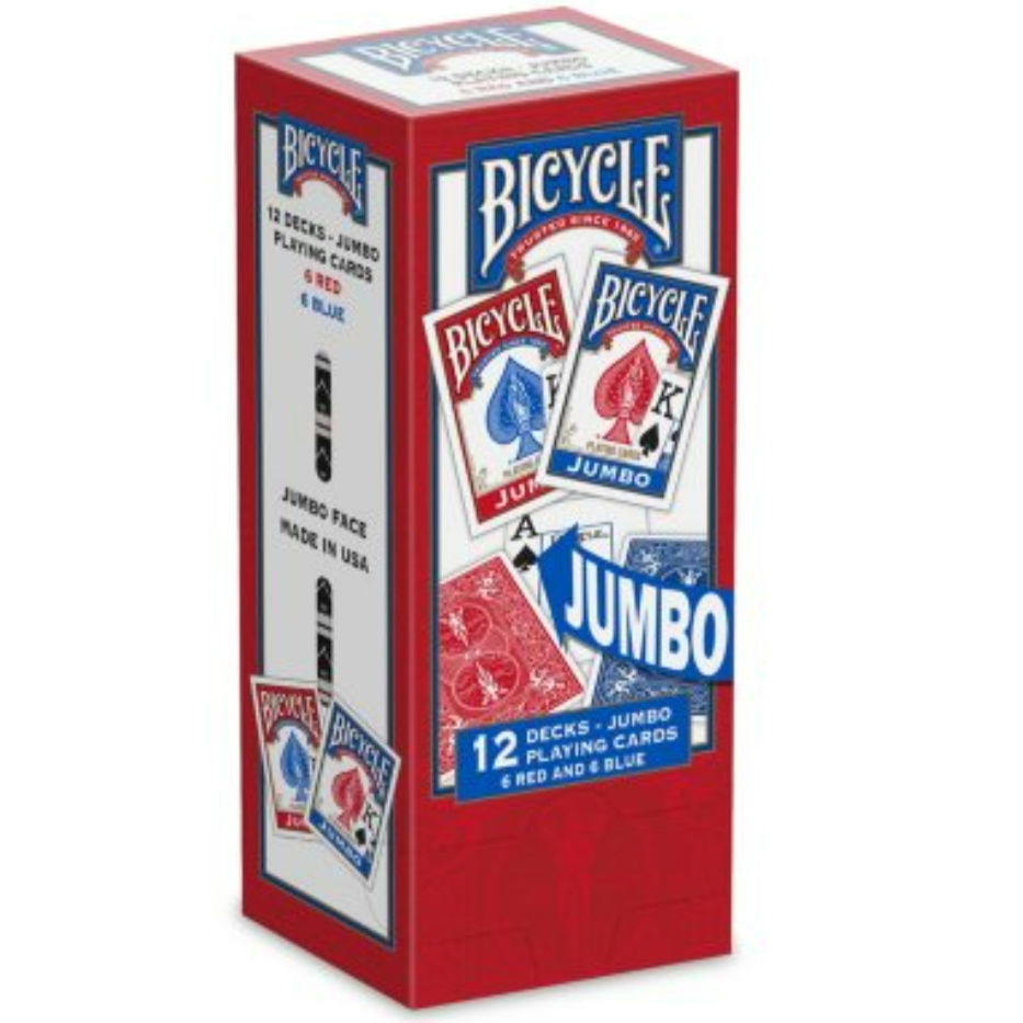 Thumbnail: Bicycle Jumbo Index Playing Cards 12 Counts (Box)